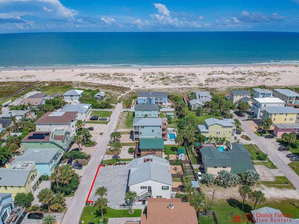 Island Retreat Unit C Aerial Ocean View