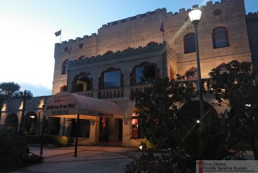 Ripleys Believe it or Not St. Augustine Building at Dusk